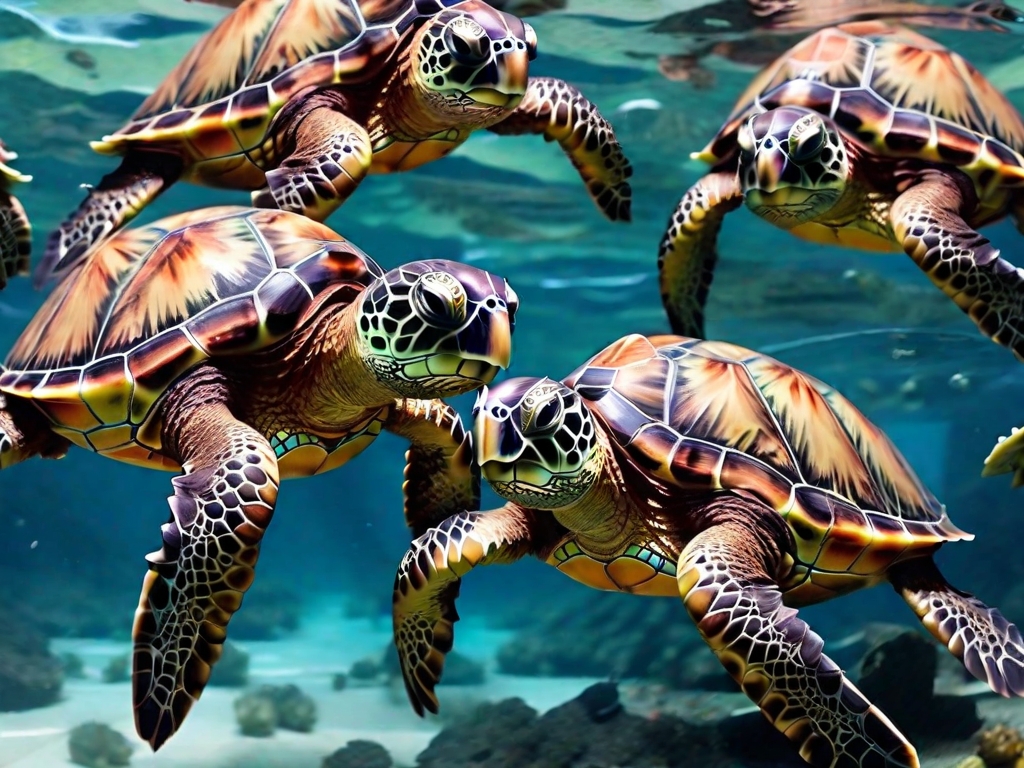tartarugas marinhas comendo