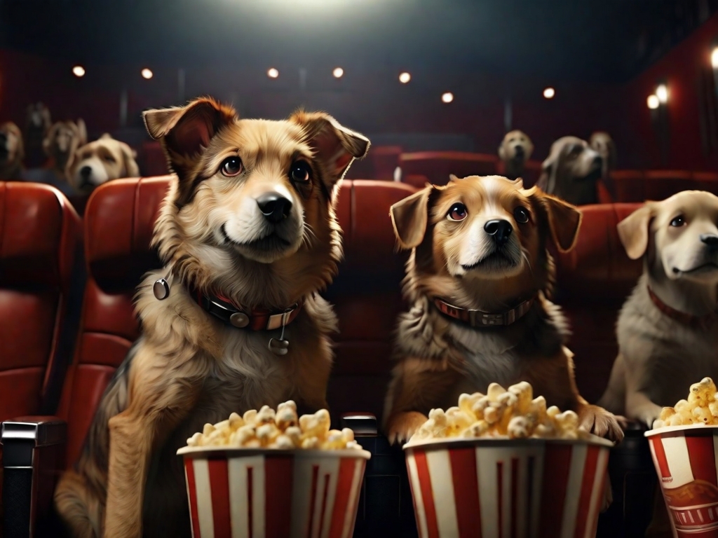 cachorro no cinema