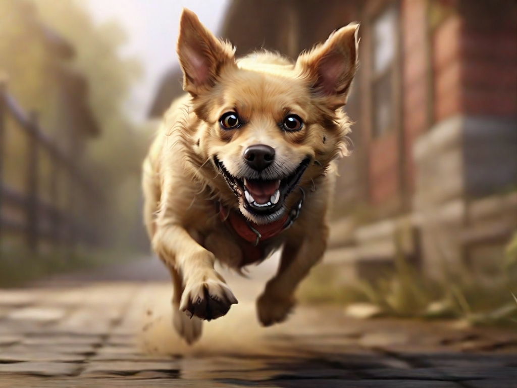 cachorro correndo